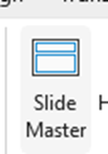 Slide Master button