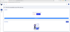 Uploading PDF to Grackle Go
