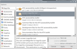 add remove software magnifier