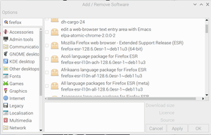 Add remove software Firefox